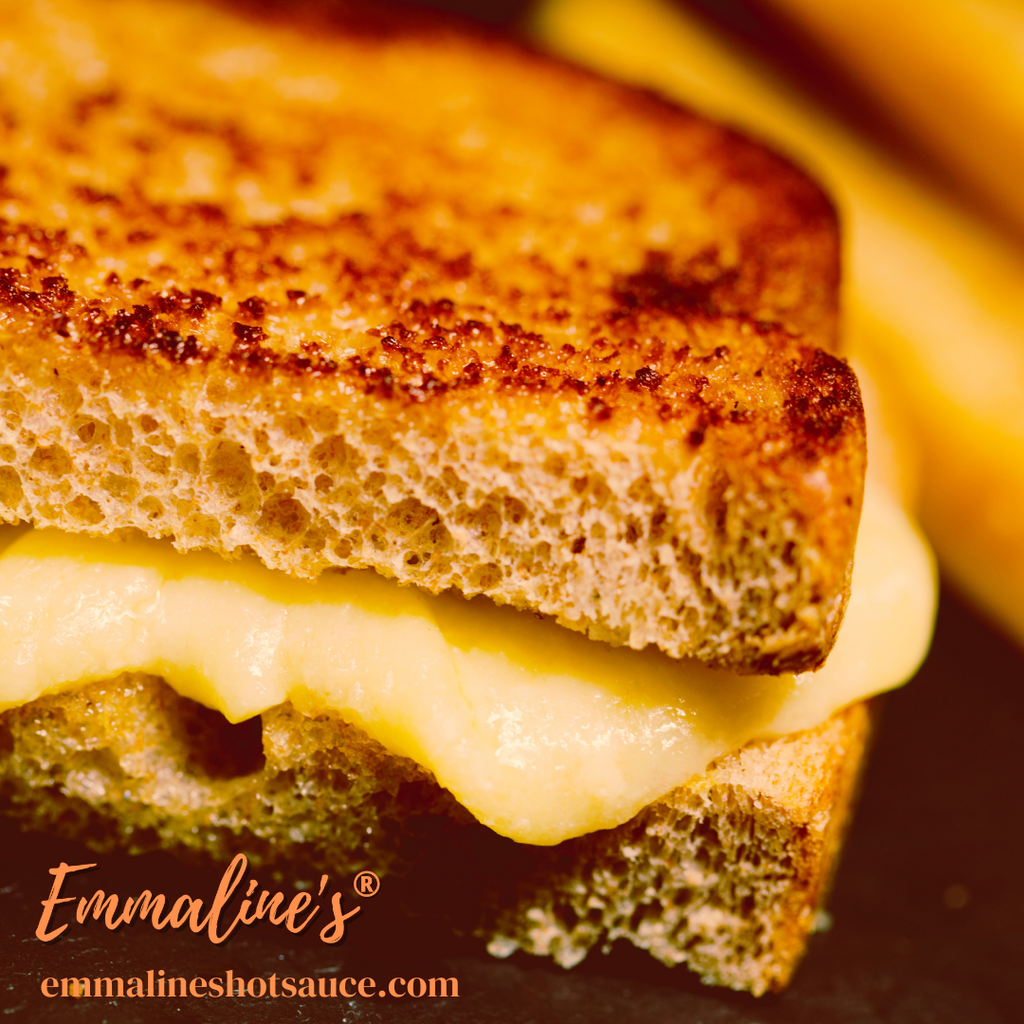 Spice Up National Grilled Cheese Sandwich Day with Emmaline's All Natural Hot Sauce!