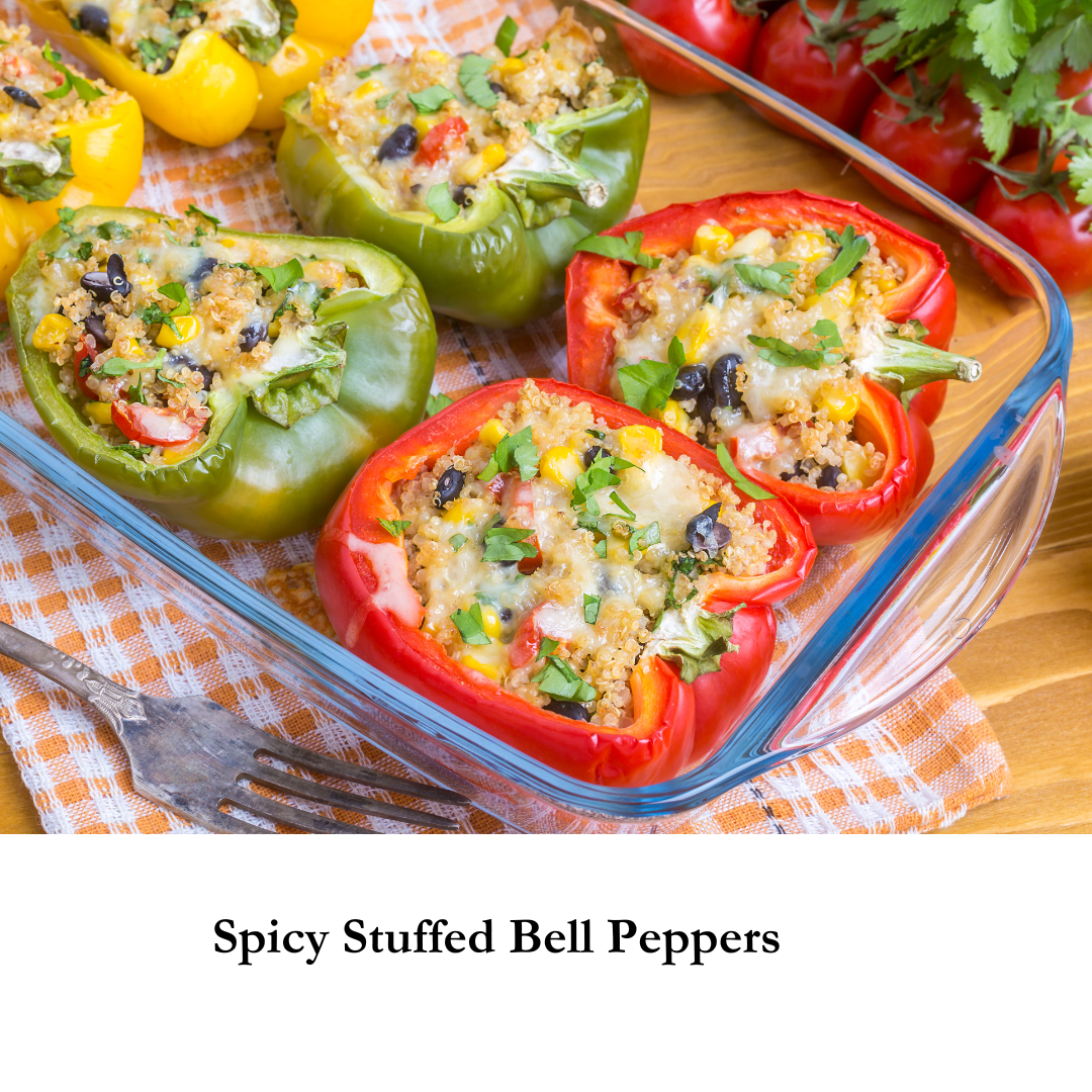 Spicy Stuffed Bell Peppers