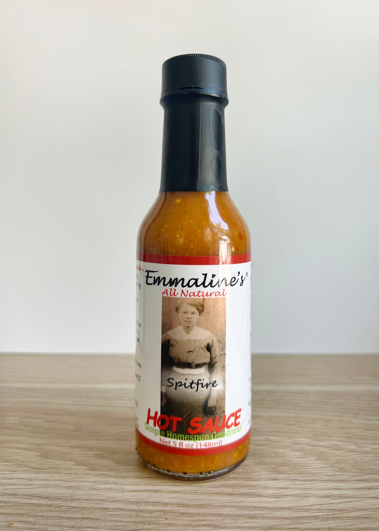 Emmaline's All Natural Spitfire Hot Sauce SUPER HOT!  5 oz